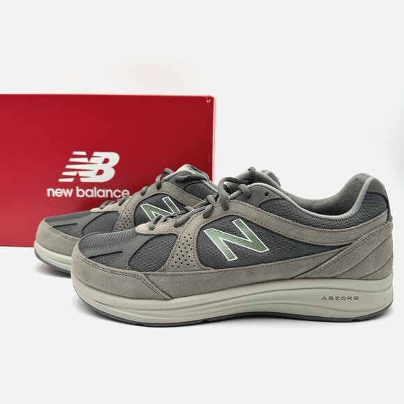 New Balance 877 V1 Walking Shoe Men's Size 15 XWide 4E MW877GT Grey - Picture 1 of 7